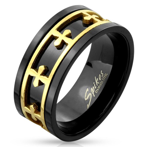 Anello uomo acciaio placcato - uomo,