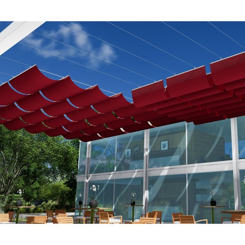 Tettoia pergola retrattile k - tettoia,