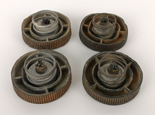 TOSHIBA SR-Q 550 - SET 4 PIEDINI IN GOMMA - PER GIRADISCHI - DIAMETRO= 4,5 CM