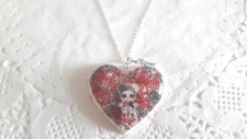 Collana ciondolo resina cuore