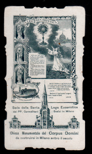Santino holy card santa - santino,