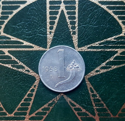 1 lira 1958 - ,