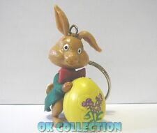 Vecchio Portachiavi in Pvc CONIGLIO DI PASQUA RABBIT (old keyring)