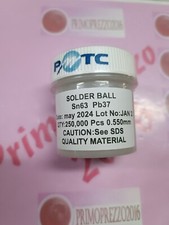 palline di stagno con piombo