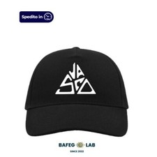 Cappello Vasco Rossi Tour 2024 concerto Nero con logo bianco cappellino