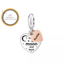 Charm zia ti amo, ciondolo