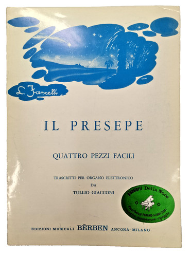 Presepe quattro pezzi - presepe,