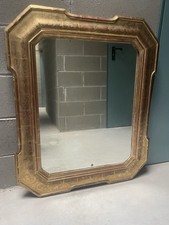 Specchiera a vassoio '800 foglia oro