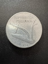 1954 R Italy 10 Lire Foreign