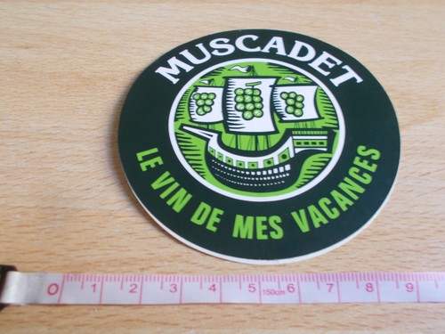 Autocollant muscadet vin de - autocollant, le