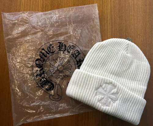 White chrome hearts beanie - white,
