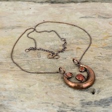 Collana donna corniola rame