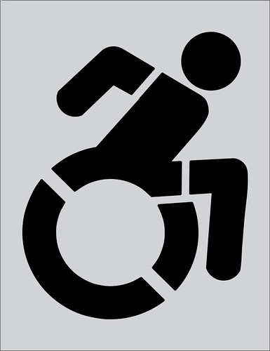 Stencil parcheggio handicap - stencil,