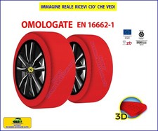 CALZE CATENE DA NEVE per auto OMOLOGATE sezione ruote Cerchio  245/70-16