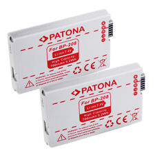 2x Batteria Patona 7,4V 700mah per Canon BP-208