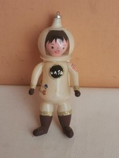 addobbo per albero di natale vintage astronauta americano Nasa in plastica cm 17
