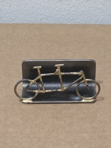 Brass tandem bicycle letter - tandem,