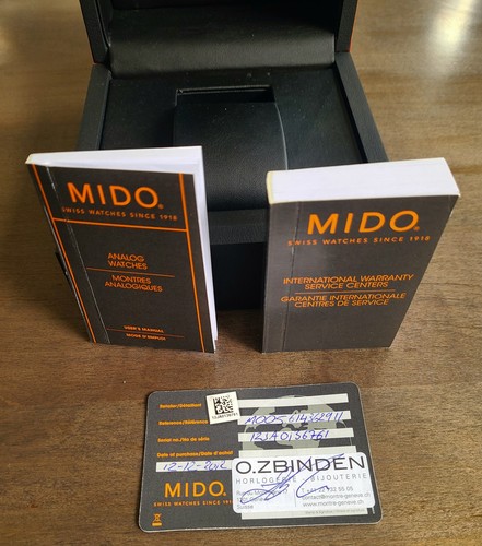 Mido watch box originale - mido,