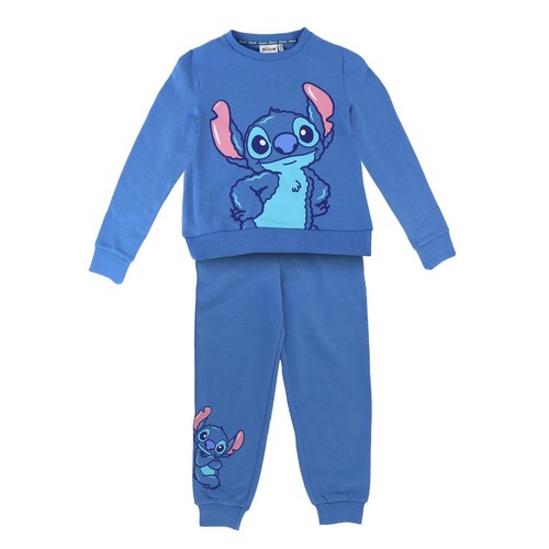 Tuta cotton brushed stitch blu - tuta,