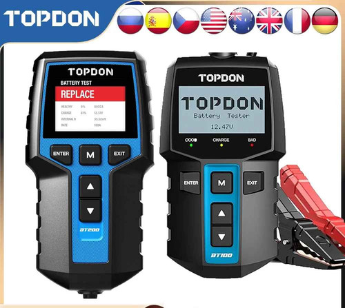 Topdon bt200 tester - topdon,