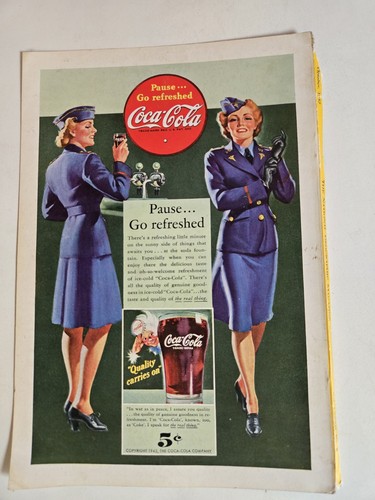 1942 coca cola coke rivista - 1942, coca-cola
