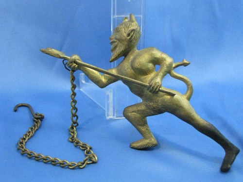 Antico brass devil satana - devil,
