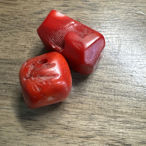 Perline corallo rosso - perline,
