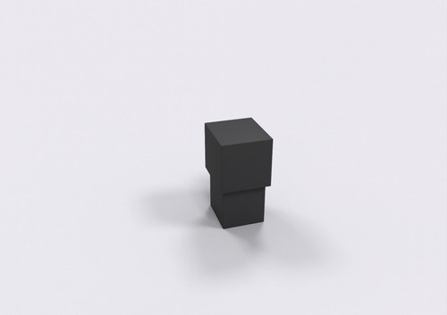 Capsula angolo quadro nero - capsula,