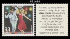 USA5 #3189d MNH 1970s Disco Music