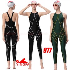 COSTUME DA BAGNO DONNA YINGFA 977 NUOVO CON ETICHETTE COMPETIZIONE ALLENAMENTO CORSA BODY TUTTO TG NUOVO!