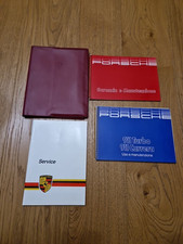 Porsche 911 3.2. Carrera  Turbo Libretto Uso  Manutenzione Service Set