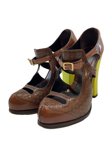 Décolleté fendi marrone - décolleté,