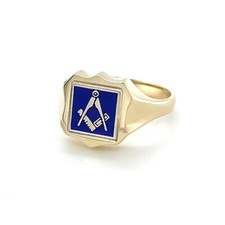 9ct Yellow Gold Shield
