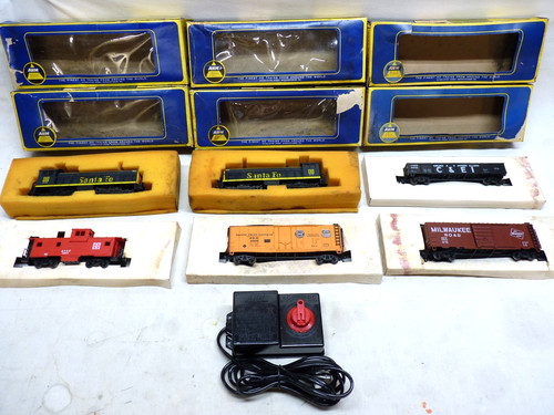 Set treno con locomotive - con,