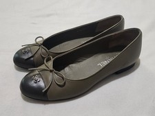 Ballerine Chanel Cap Toe Nero