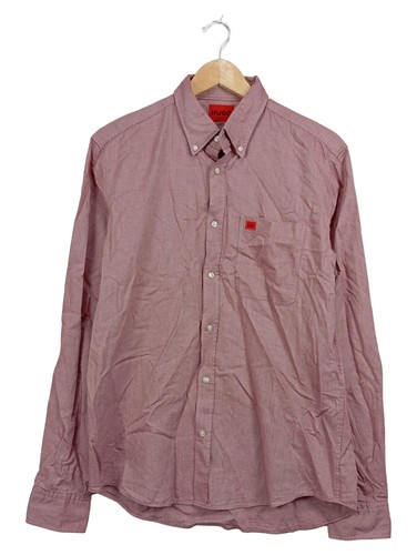 Hugo camicia casual uomo rosa - camicia,