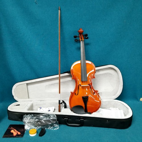 Wooden violin in padded - 23.5",