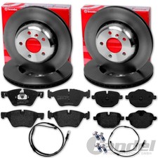 BREMBO Dischi Freno + Pastiglie Anteriori + Posteriore Adatto A per BMW 5er F10