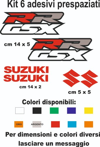 Adesivi suzuki gsx - adesivi,