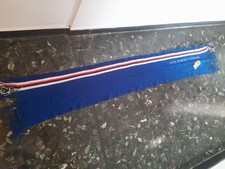 SCIARPA SCARF VINTAGE 1987 SAMPDORIA CALCIO CLUB ROBERTO MANCINI. PANNO