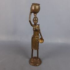 Scultura Bronzo Donna Con