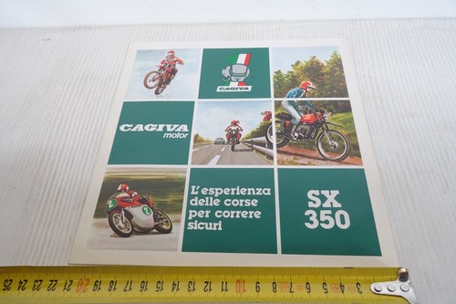 Brochure moto cagiva 350 - sx,