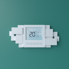 PLACCA DESIGN PER TERMOSTATO