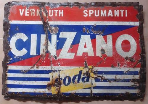 Insegna vintage cinzano - cinzano,