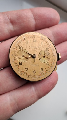 Chronographe suisse landeron - chronographe,
