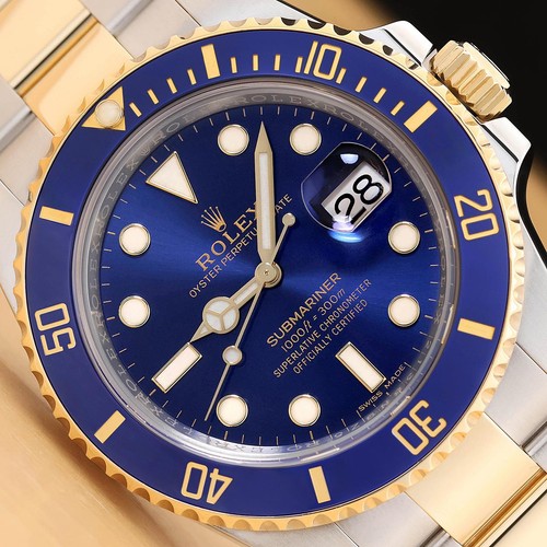 2017 rolex submariner 116613lb - rolex,