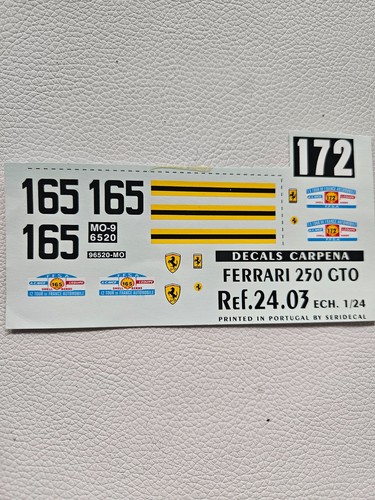 Decal ferrari 250 gto - decal,