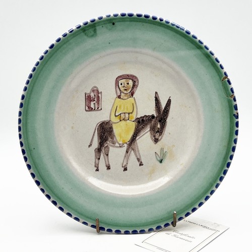 Piatto ceramica pinto di - piatto,