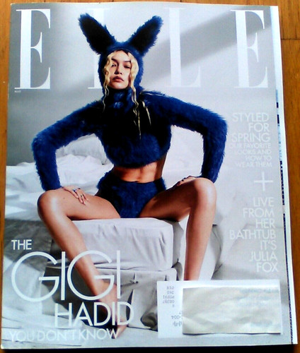 Elle magazine march - march, with