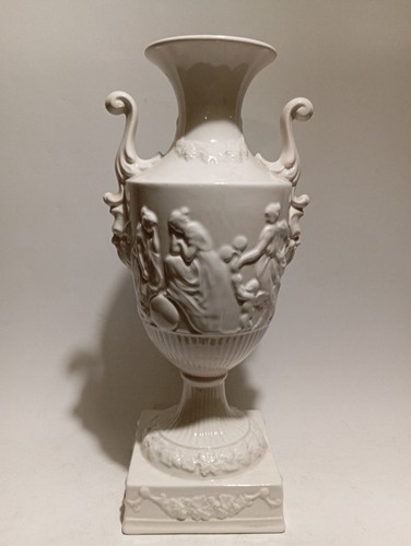 Anfora biansata maiolica - in,